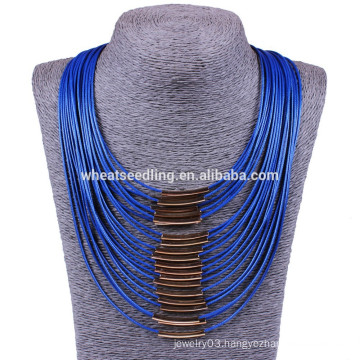 2015 Bohemian multilayer strings Long Necklace